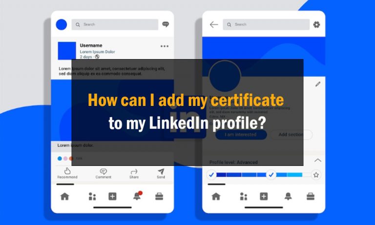 how can i add my certificate on linkedin