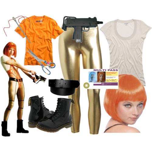 DIY Leeloo Orange Suspenders Cosplay - From The Fifth Element 2