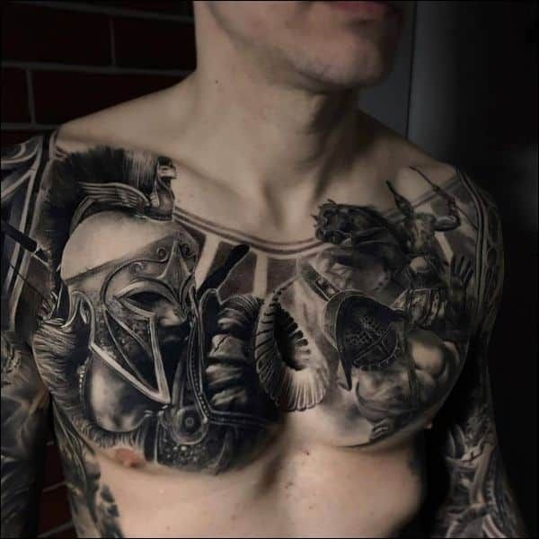 Top 40 Chest Tattoos for Men: Trendy & Bold Designs 13