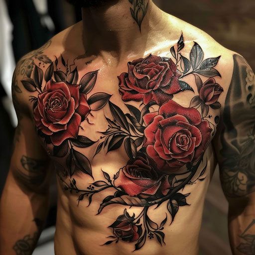 Top 40 Chest Tattoos for Men: Trendy & Bold Designs 19