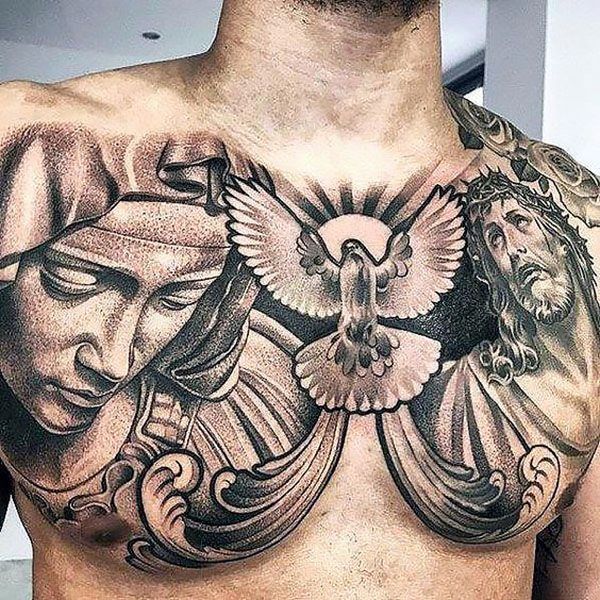 Top 40 Chest Tattoos for Men: Trendy & Bold Designs 21