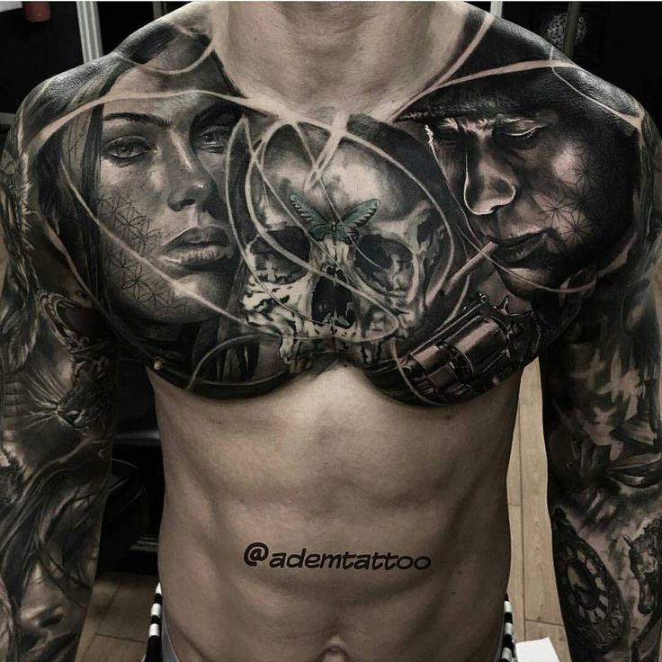 Top 40 Chest Tattoos for Men: Trendy & Bold Designs 22