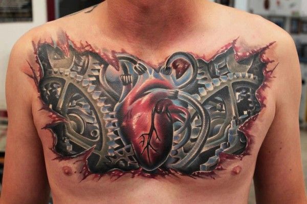 Top 40 Chest Tattoos for Men: Trendy & Bold Designs 34