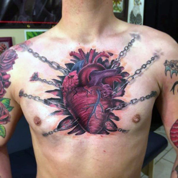 Top 40 Chest Tattoos for Men: Trendy & Bold Designs 37