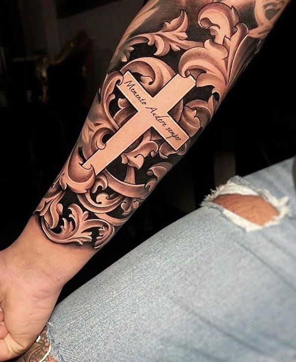 Trending Cross Tattoo Designs for Men: Meaningful and Bold 2