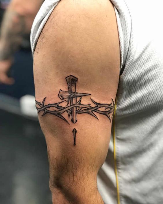 Trending Cross Tattoo Designs for Men: Meaningful and Bold 17