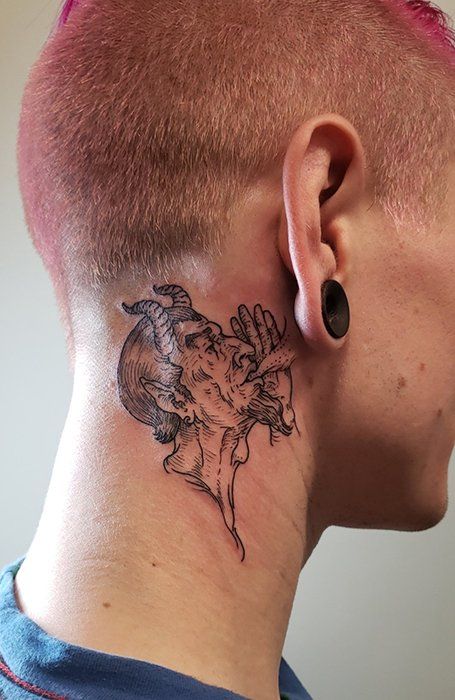 20 Best & Trendy Neck Tattoos for Men in 2024 12