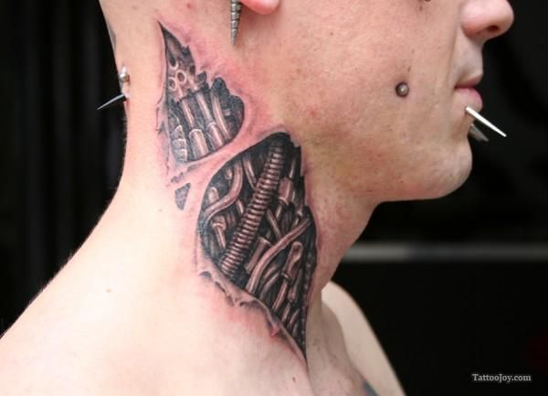 20 Best & Trendy Neck Tattoos for Men in 2024 17