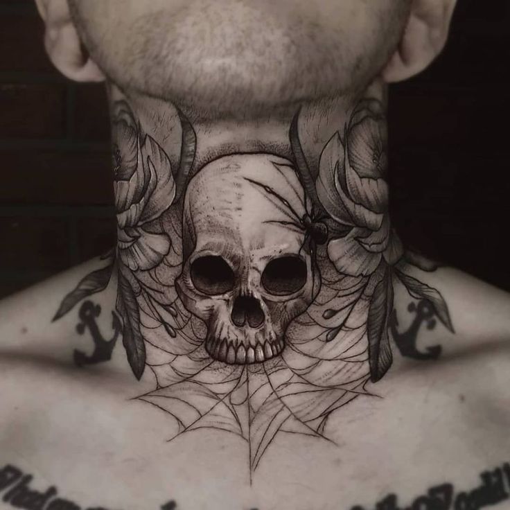 20 Best & Trendy Neck Tattoos for Men in 2024 18