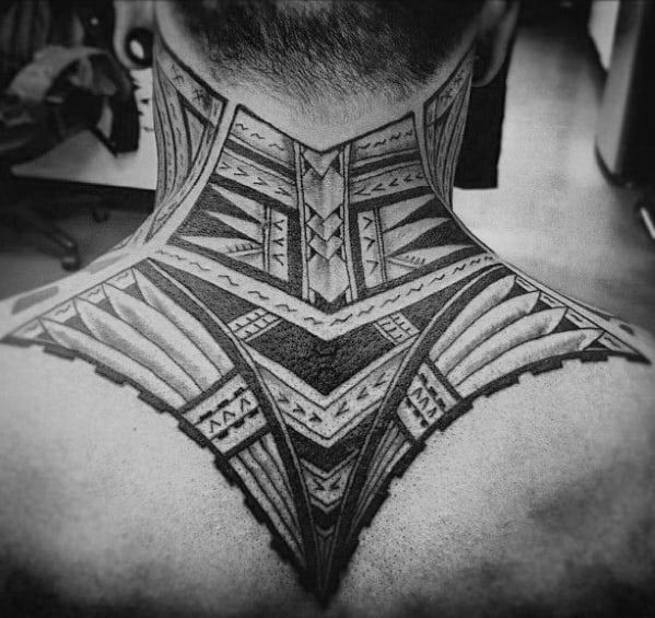 20 Best & Trendy Neck Tattoos for Men in 2024 3