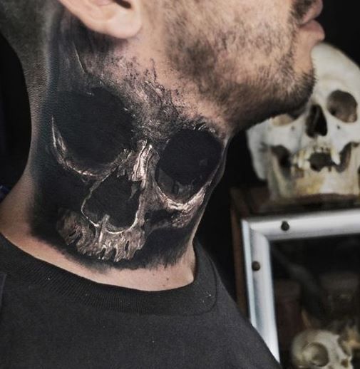 20 Best & Trendy Neck Tattoos for Men in 2024 8