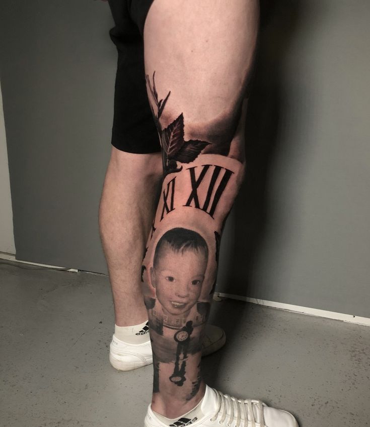 Top 17 Trendy Leg Tattoos for Men in 2024 15