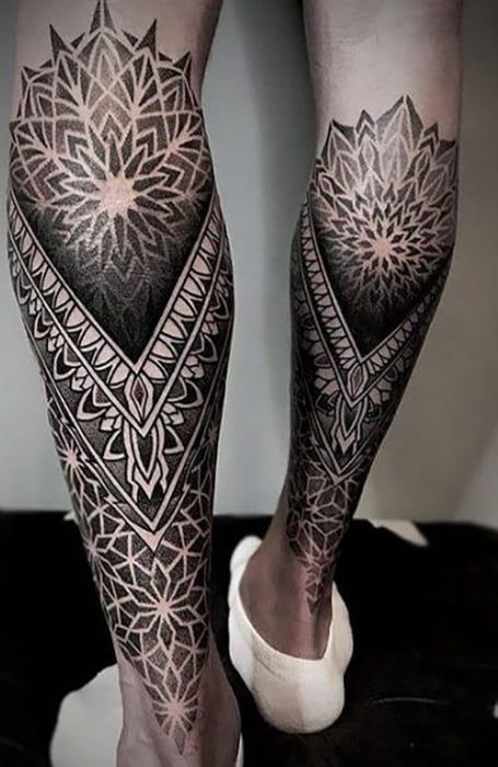 Top 17 Trendy Leg Tattoos for Men in 2024 18