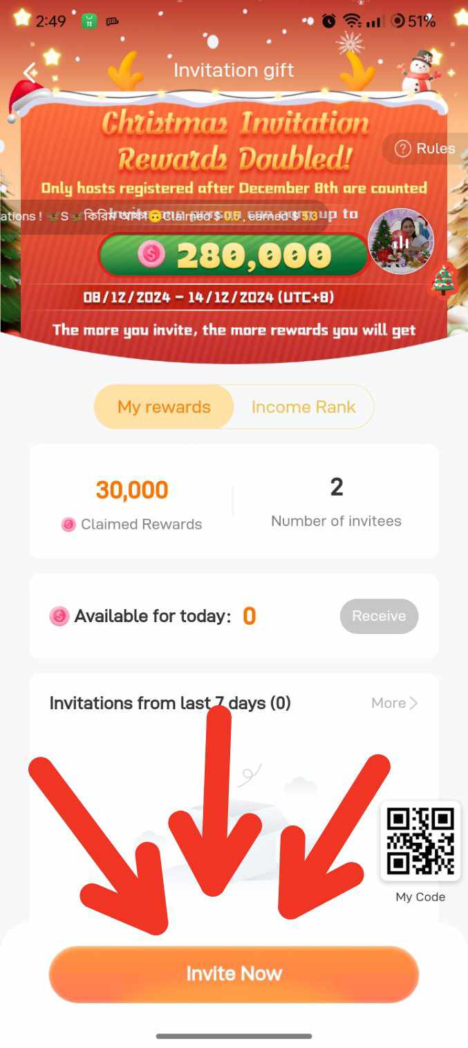 Invites on poppo app review